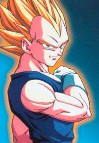 Vegeta charged up